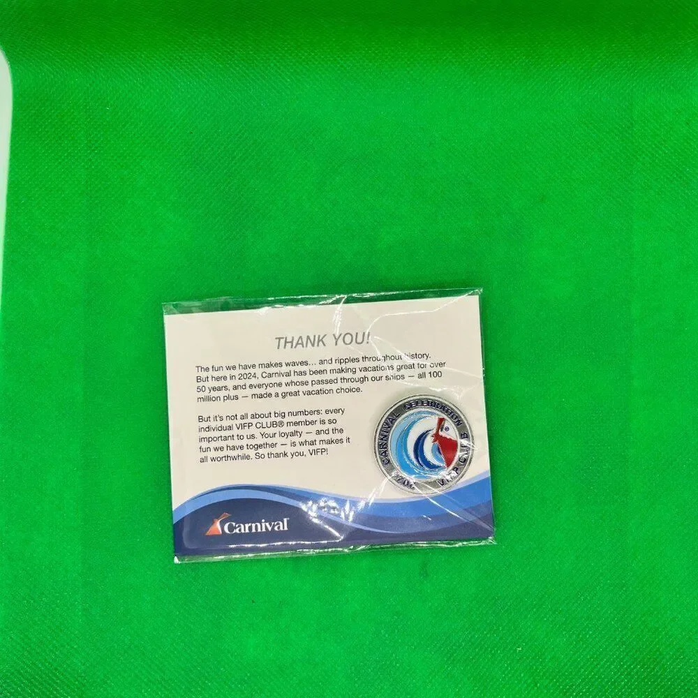 NEW Carnival Cruise Line Ship Celebration 2024 VIFP Club Pin
